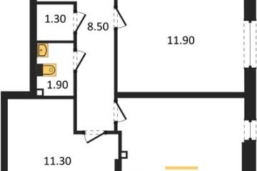 Фото №1: 3-комнатная квартира 73 м², 1/16 эт. - Краснодар, мкр. жилой комплекс Самолёт-6,