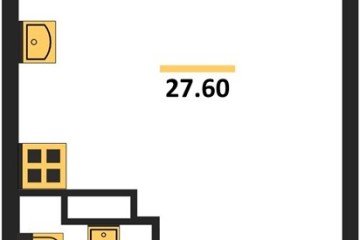 Фото №1: Студия 27 м², 9/16 эт. - Краснодар, мкр. жилой комплекс Самолёт-6,