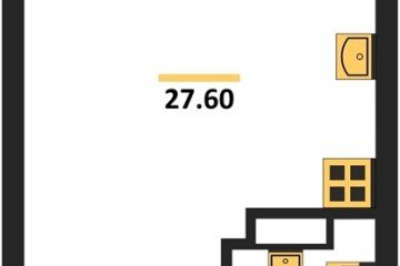 Фото №1: Студия 27 м², 2/16 эт. - Краснодар, мкр. жилой комплекс Самолёт-6,
