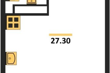 Фото №1: Студия 27 м², 14/16 эт. - Краснодар, мкр. жилой комплекс Самолёт-6,