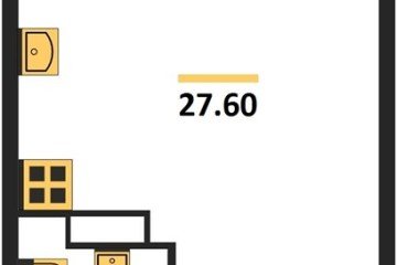 Фото №1: Студия 27 м², 5/16 эт. - Краснодар, мкр. жилой комплекс Самолёт-6,