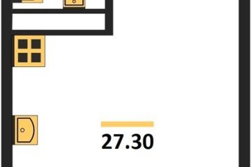 Фото №1: Студия 27 м², 15/16 эт. - Краснодар, мкр. жилой комплекс Самолёт-6,