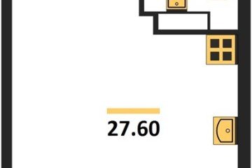 Фото №1: Студия 27 м², 3/16 эт. - Краснодар, мкр. жилой комплекс Самолёт-6,