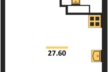 Фото №1: Студия 27 м², 4/16 эт. - Краснодар, мкр. жилой комплекс Самолёт-6,