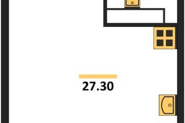 Фото №1: Студия 27 м², 15/16 эт. - Краснодар, мкр. жилой комплекс Самолёт-6,