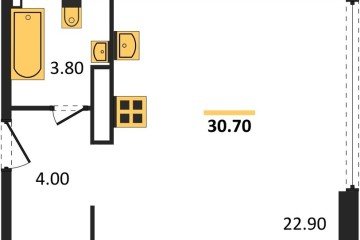 Фото №1: Студия 30 м², 16/16 эт. - Краснодар, мкр. жилой комплекс Самолёт-6,