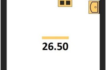 Фото №1: Студия 26 м², 4/16 эт. - Краснодар, мкр. жилой комплекс Самолёт-6,