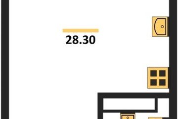 Фото №1: Студия 28 м², 16/16 эт. - Краснодар, мкр. жилой комплекс Самолёт-6,