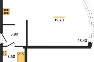 Фото №1: Студия 35 м², 2/16 эт. - Краснодар, мкр. жилой комплекс Самолёт-6,