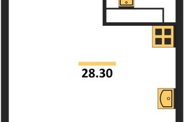 Фото №1: Студия 28 м², 16/16 эт. - Краснодар, мкр. жилой комплекс Самолёт-6,