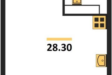 Фото №1: Студия 28 м², 16/16 эт. - Краснодар, мкр. жилой комплекс Самолёт-6,
