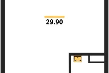 Фото №1: Студия 29 м², 12/16 эт. - Краснодар, мкр. жилой комплекс Самолёт-6,