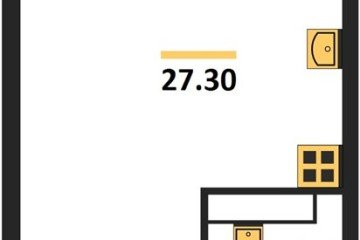 Фото №1: Студия 27 м², 15/16 эт. - Краснодар, мкр. жилой комплекс Самолёт-6,