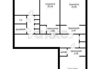 Фото №5: 3-комнатная квартира 62 м² - Краснодар, мкр. Дубинка, ул. Ставропольская, 3