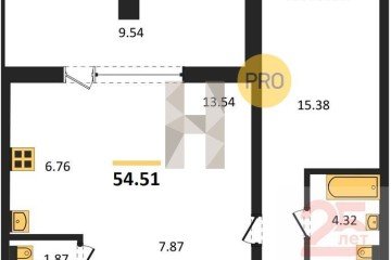 Фото №1: 1-комнатная квартира 54 м² - Армавир, мкр. жилой комплекс Римские Каникулы, 