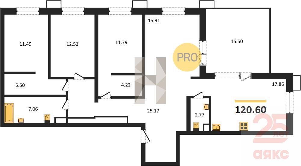 Фото №1: 4-комнатная квартира 120 м² - Армавир, 8-й, 8