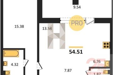 Фото №1: 1-комнатная квартира 54 м² - Армавир, мкр. жилой комплекс Римские Каникулы, 