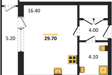 Фото №1: Студия 29 м², 2/24 эт. - Краснодар, мкр. ЖК Рекорд, ул. Новороссийская, 102/8к5