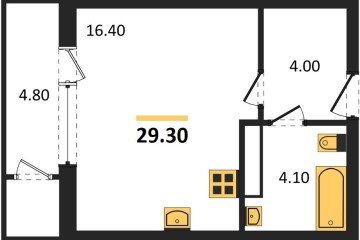 Фото №1: Студия 29 м², 22/24 эт. - Краснодар, мкр. ЖК Рекорд, ул. Новороссийская, 102/8к5