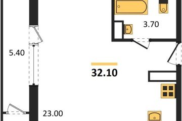 Фото №1: Студия 32 м², 21/24 эт. - Краснодар, мкр. ЖК Рекорд, ул. Новороссийская, 102/8к5
