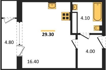 Фото №1: Студия 29 м², 24/24 эт. - Краснодар, мкр. ЖК Рекорд, ул. Новороссийская, 102/8к5