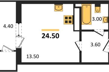 Фото №1: Студия 24 м², 24/24 эт. - Краснодар, мкр. ЖК Рекорд, ул. Новороссийская, 102/8к5