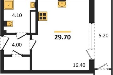Фото №1: Студия 29&nbsp;м², 20/24&nbsp;эт. - Краснодар, мкр. ЖК Рекорд, ул. Новороссийская, 102И