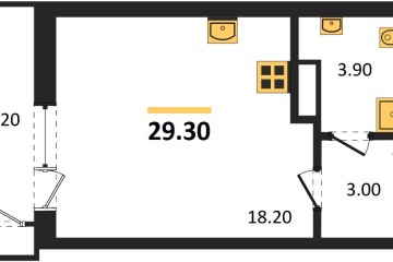 Фото №1: Студия 29&nbsp;м², 8/24&nbsp;эт. - Краснодар, мкр. ЖК Рекорд, ул. Новороссийская, 102/8к6