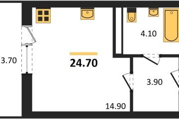Фото №1: Студия 25 м², 2/15 эт. - Краснодар, мкр. Фестивальный,
