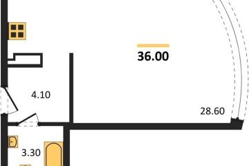 Фото №1: Студия 36 м², 16/16 эт. - Краснодар, мкр. жилой комплекс Самолёт-6,