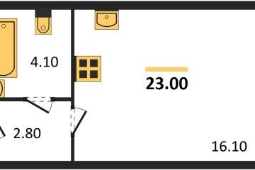 Фото №1: Студия 23 м², 2/16 эт. - Краснодар, мкр. жилой комплекс Самолёт-6,