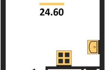 Фото №1: Студия 24 м², 14/16 эт. - Краснодар, мкр. жилой комплекс Самолёт-6,