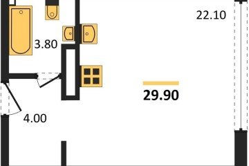 Фото №1: Студия 29 м², 15/16 эт. - Краснодар, мкр. жилой комплекс Самолёт-6,
