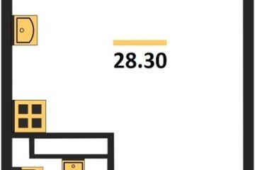 Фото №1: Студия 28 м², 16/16 эт. - Краснодар, мкр. жилой комплекс Самолёт-6,