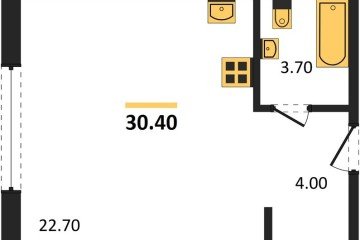 Фото №1: Студия 30 м², 2/16 эт. - Краснодар, мкр. жилой комплекс Самолёт-6,