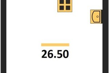 Фото №1: Студия 26 м², 4/16 эт. - Краснодар, мкр. жилой комплекс Самолёт-6,