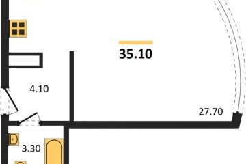 Фото №1: Студия 35 м², 10/16 эт. - Краснодар, мкр. жилой комплекс Самолёт-6,