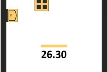 Фото №1: Студия 26 м², 11/16 эт. - Краснодар, мкр. жилой комплекс Самолёт-6,