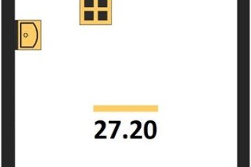 Фото №1: Студия 27 м², 16/16 эт. - Краснодар, мкр. жилой комплекс Самолёт-6,