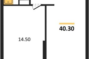 Фото №1: 1-комнатная квартира 40 м², 13/16 эт. - Краснодар, мкр. жилой комплекс Самолёт-6,