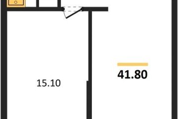 Фото №1: 1-комнатная квартира 41 м², 16/16 эт. - Краснодар, мкр. жилой комплекс Самолёт-6,