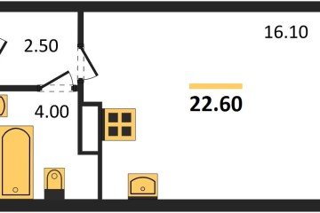 Фото №1: Студия 22 м², 2/16 эт. - Краснодар, мкр. жилой комплекс Самолёт-6,