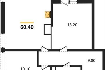 Фото №1: 2-комнатная квартира 60&nbsp;м², 15/16&nbsp;эт. - Краснодар, мкр. жилой комплекс Самолёт-6, 