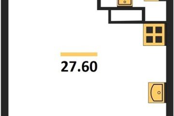 Фото №1: Студия 27 м², 9/16 эт. - Краснодар, мкр. жилой комплекс Самолёт-6,