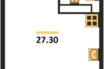 Фото №1: Студия 27 м², 14/16 эт. - Краснодар, мкр. жилой комплекс Самолёт-6,
