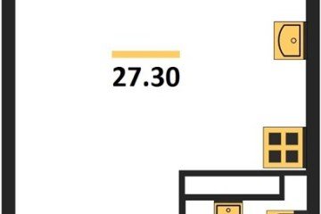 Фото №1: Студия 27 м², 11/16 эт. - Краснодар, мкр. жилой комплекс Самолёт-6,