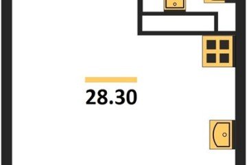 Фото №1: Студия 28 м², 16/16 эт. - Краснодар, мкр. жилой комплекс Самолёт-6,