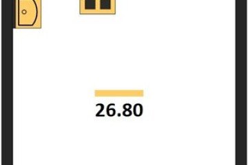 Фото №1: Студия 26 м², 2/16 эт. - Краснодар, мкр. жилой комплекс Самолёт-6,