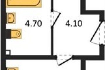 Фото №1: 1-комнатная квартира 44 м², 2/16 эт. - Краснодар, мкр. жилой комплекс Самолёт-6,