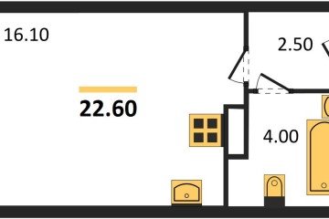 Фото №1: Студия 22 м², 8/16 эт. - Краснодар, мкр. жилой комплекс Самолёт-6,